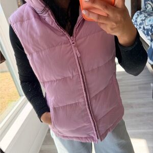 Athletic Works Lilac Quilted Puffer Vest